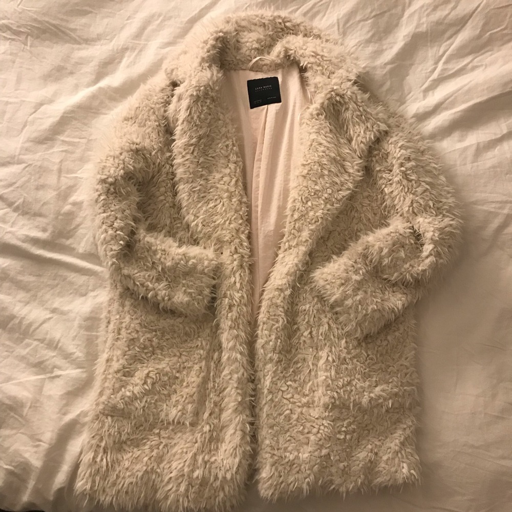 Zara Soft Faux Fur Coat